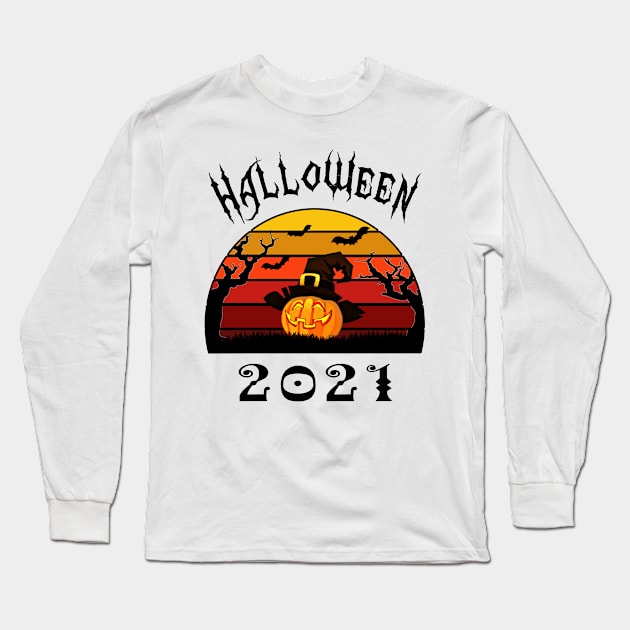 halloween 2021 Long Sleeve T-Shirt by Elegance14